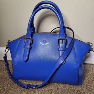 Kate Spade Charlotte Street Sm Sloan Satchel in Cobalt Blue